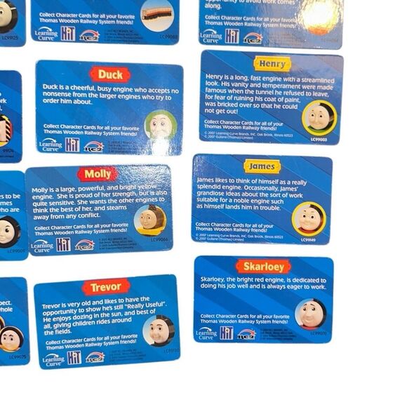 Lot of 36 Thomas The Tank Engine & Friends Train Collector Character Cards Rare - Picture 15 of 15